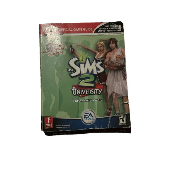 Sims 2 University by Greg Kramer and Prima Temp Authors Staff (2005, Trade... - Picture 1 of 4